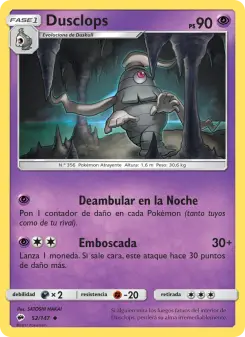 Dusclops, Sombras Ardientes 52