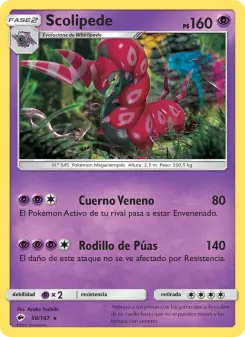 Scolipede, Sombras Ardientes 58