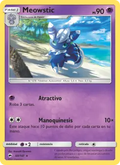 Meowstic, Sombras Ardientes 60