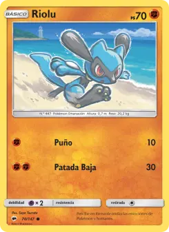 Riolu, Sombras Ardientes 70