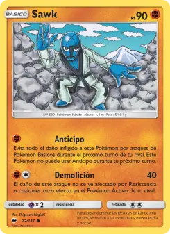 Sawk, Sombras Ardientes 72