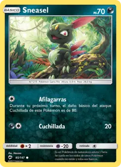 Sneasel, Sombras Ardientes 85