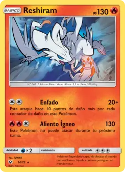 Reshiram, Leyendas Luminosas 14