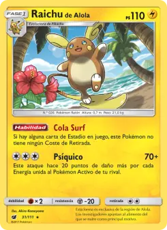 Raichu de Alola, Invasión Carmesí 31