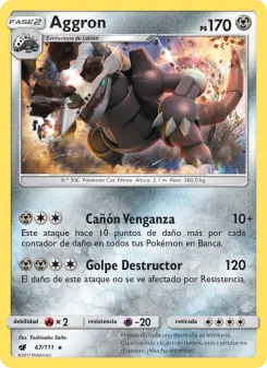 Aggron, Invasión Carmesí 67