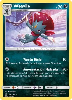 Weavile, Ultraprisma 74
