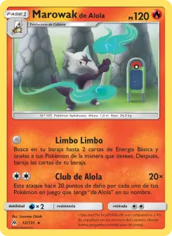 Marowak de Alola, Luz Prohibida 12
