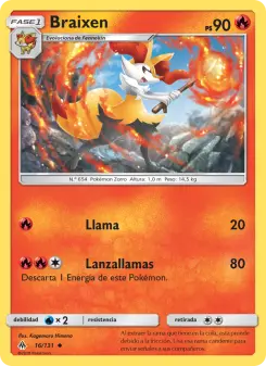 Braixen, Luz Prohibida 16