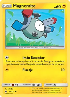 Magnemite, Luz Prohibida 34