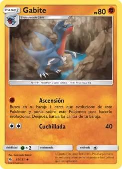Gabite, Luz Prohibida 61