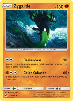 Zygarde, Luz Prohibida 72