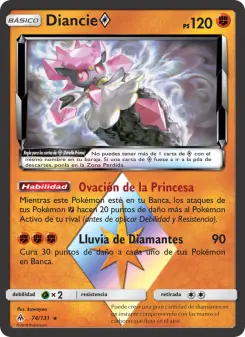 Diancie ◇, Luz Prohibida 74