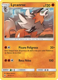 Lycanroc, Luz Prohibida 76