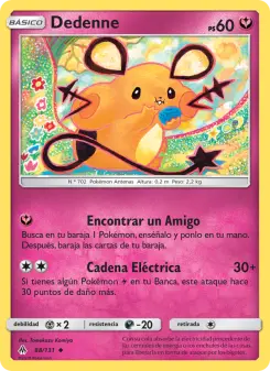 Dedenne, Luz Prohibida 88