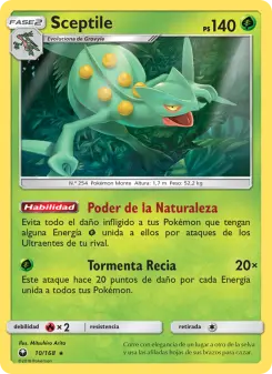 Sceptile, Tormenta Celestial 10