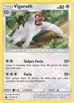 Vigoroth, Tormenta Celestial 114