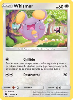 Whismur, Tormenta Celestial 116