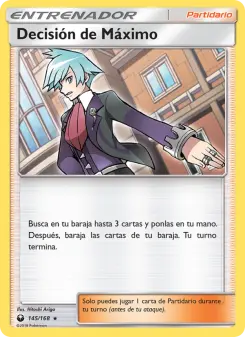 Decisión de Máximo, Tormenta Celestial 145