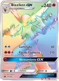Blaziken GX, Tormenta Celestial 170