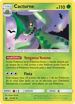 Cacturne, Tormenta Celestial 20