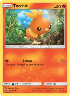 Torchic, Tormenta Celestial 25