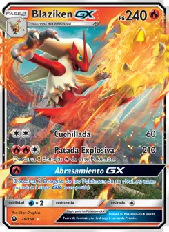 Blaziken GX, Tormenta Celestial 28