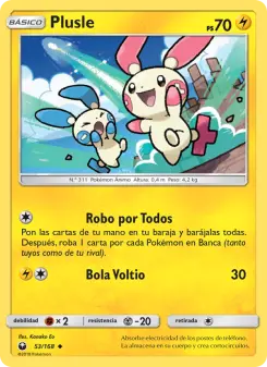 Plusle, Tormenta Celestial 53