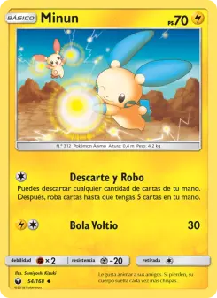 Minun, Tormenta Celestial 54