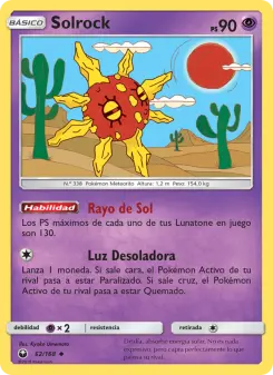 Solrock, Tormenta Celestial 62