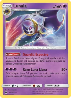 Lunala, Tormenta Celestial 70