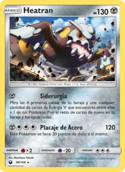 Heatran, Tormenta Celestial 98