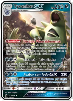 Tyranitar GX, Truenos Perdidos 121