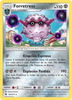 Forretress, Truenos Perdidos 124