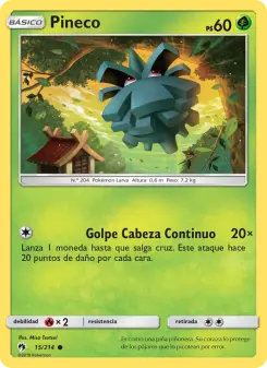 Pineco, Truenos Perdidos 15