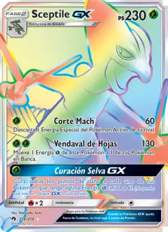 Sceptile GX, Truenos Perdidos 216