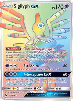 Sigilyph GX, Truenos Perdidos 222