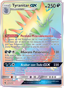 Tyranitar GX, Truenos Perdidos 223