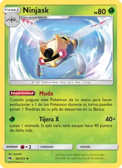 Ninjask, Truenos Perdidos 30