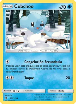 Cubchoo, Truenos Perdidos 61