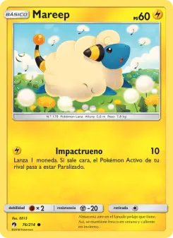 Mareep, Truenos Perdidos 76