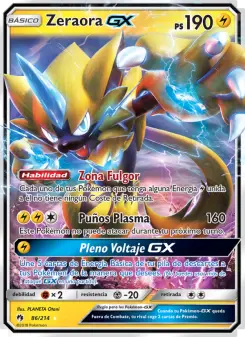Zeraora GX, Truenos Perdidos 86