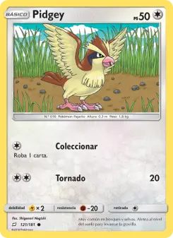 Pidgey, Union de Aliados 121