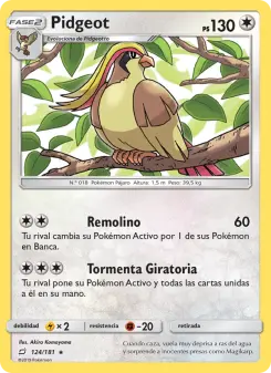 Pidgeot, Union de Aliados 124