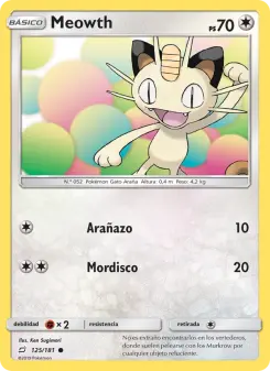 Meowth, Union de Aliados 125