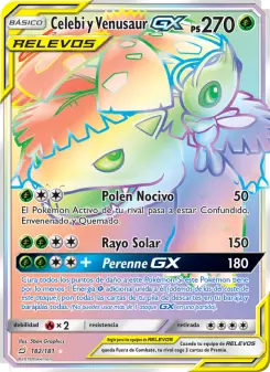 Celebi y Venusaur GX, Union de Aliados 182
