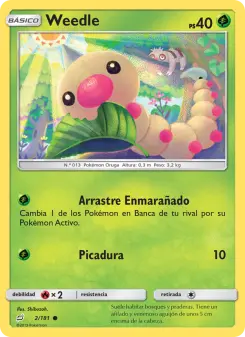 Weedle, Union de Aliados 2