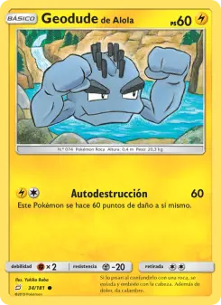 Geodude de Alola, Union de Aliados 34