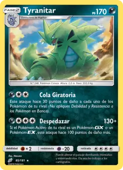 Tyranitar, Union de Aliados 85