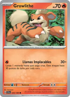 Growlithe, Escarlata y Púrpura 030