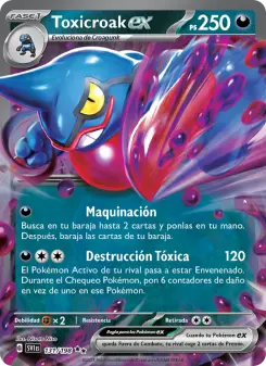Toxicroak ex, Escarlata y Púrpura 131